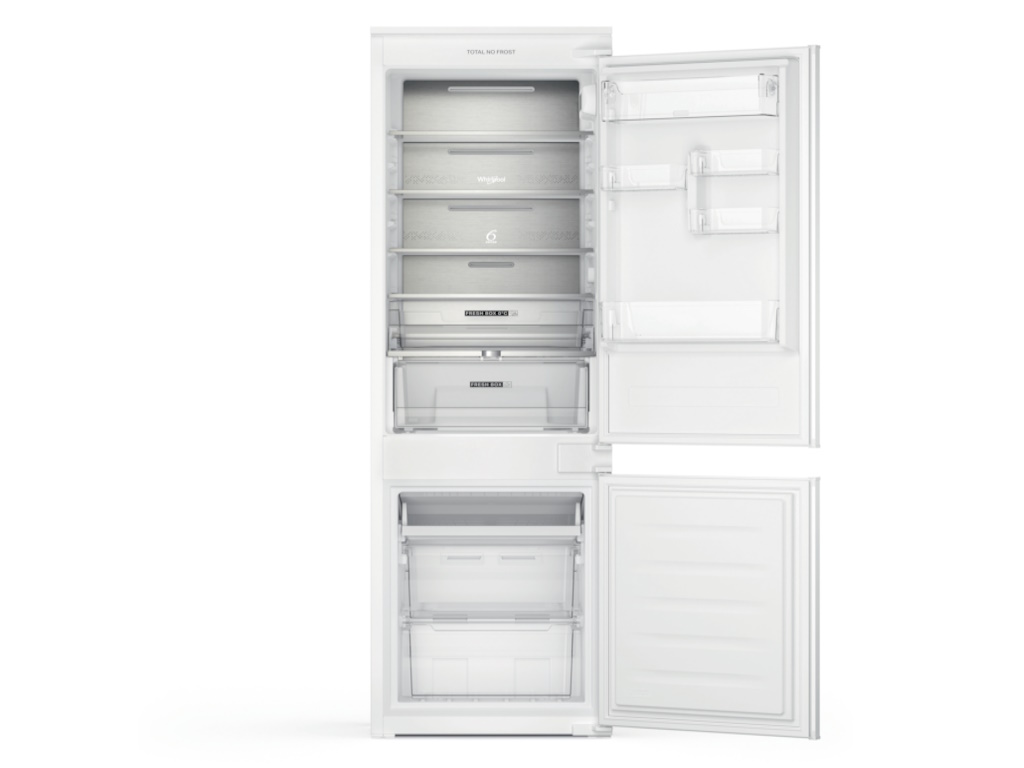 Whirlpool Frižider  WHC18 T132 kombinovani/ugradni/E/182+68L/Total No Frost/bela